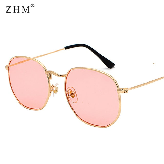 Metal Frame Pilot Mirror Sunglasses