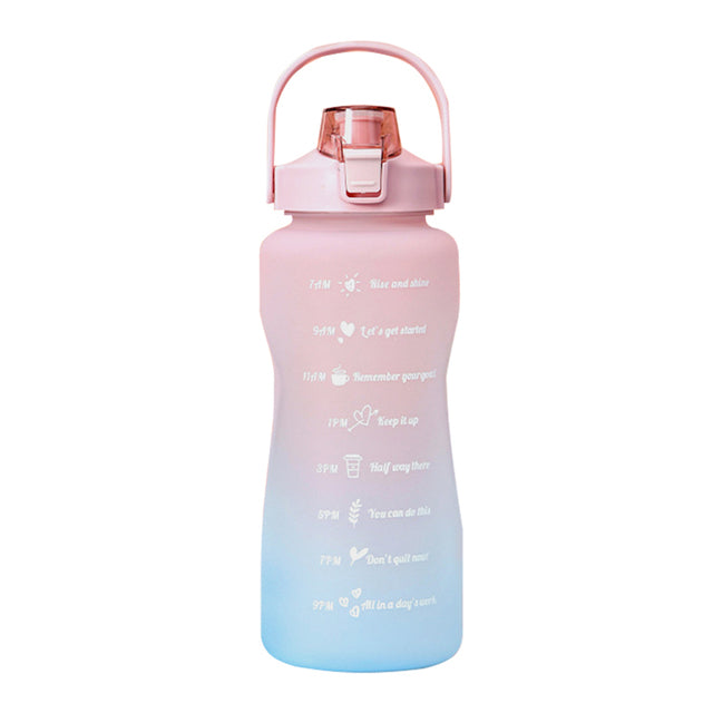 Large Capacity Water Bottle With Straw