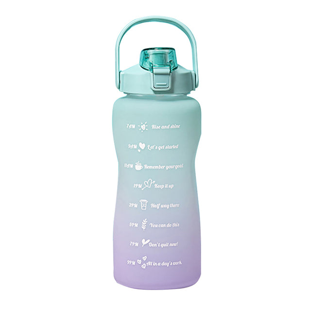 Large Capacity Water Bottle With Straw